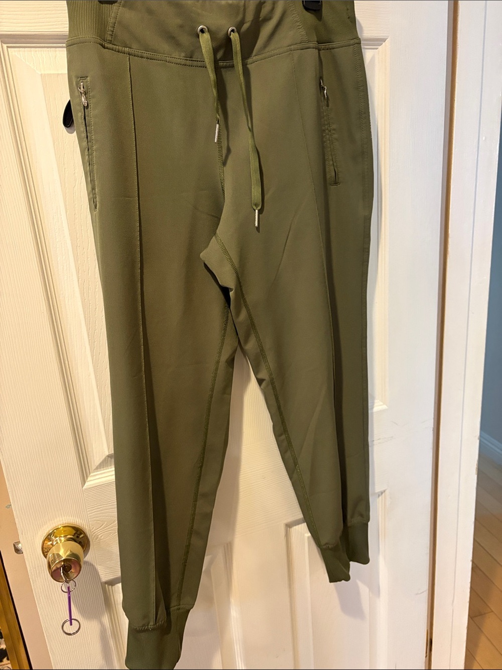 Calvin Klein Performance Olive Drawstring Jogger Sweatpants